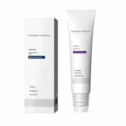 Roller Massage Neck Cream 🧴 Collagen & Hyaluronic Acid | Firms Neck, Reduces Wrinkles & Double Chin✨