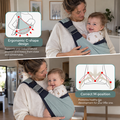 Ergonomic Toddler Carrier | Padded Waist Support Child Backpack for Carrying Toddlers